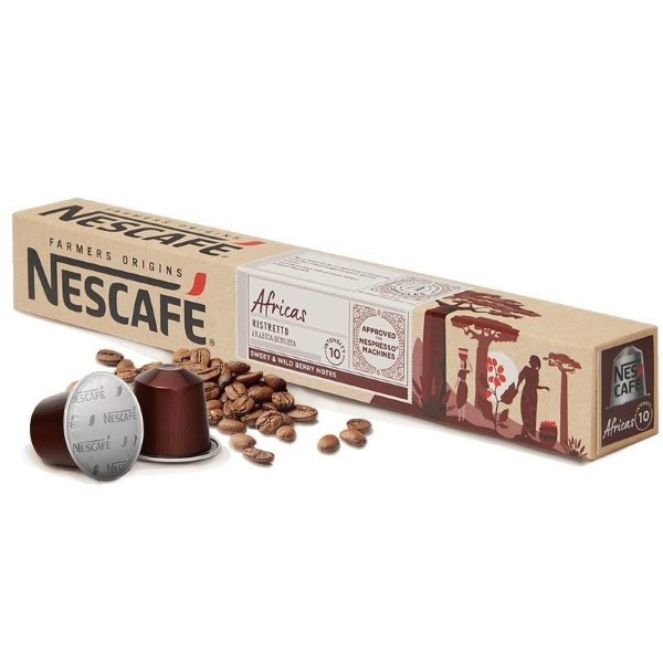Capsule de cafea FARMERS ORIGINS Nescafé AFRICAS (10 uds)