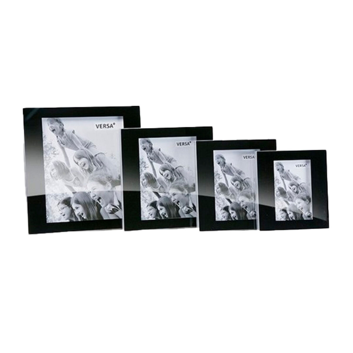 Suport pentru Poze Negru Geam (20 x 25 cm)